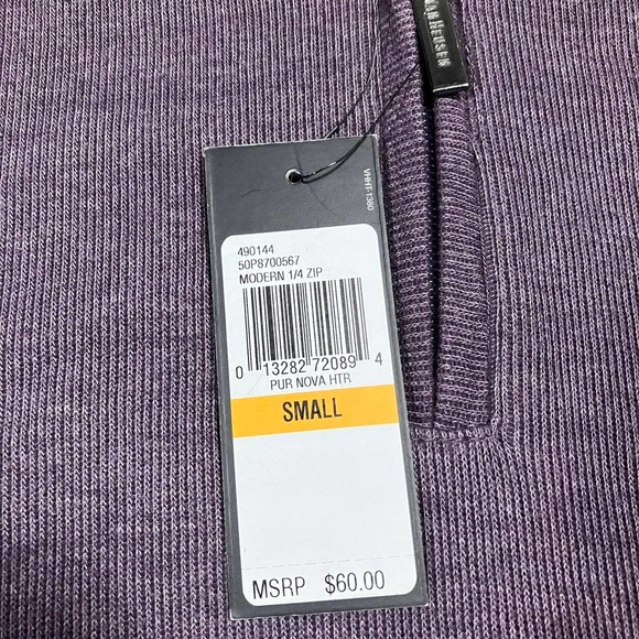 Van Heusen Modern Quarter Zip Pullover Sweater‎ - Picture 3 of 5